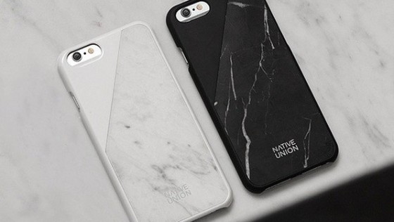 Мраморный чехол для iPhone от Native Union