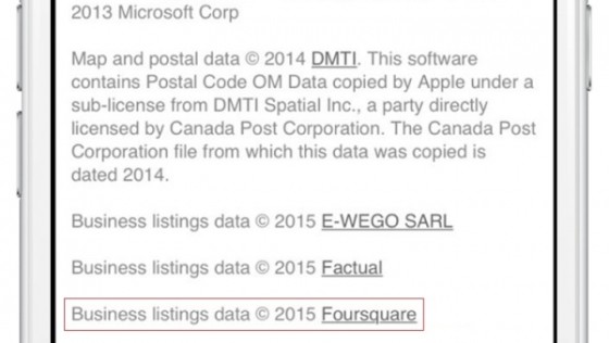 Apple и Foursquare стали партнёрами
